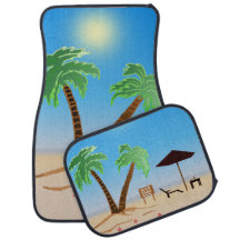 Beach Handflatan Träd