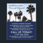 Beach Handflatan Träd, Travel Agent Reklam Flygblad<br><div class="desc">Beach Handflatan Träd,  Travel Agent Reklam Flyers by the Affärskort Store.</div>