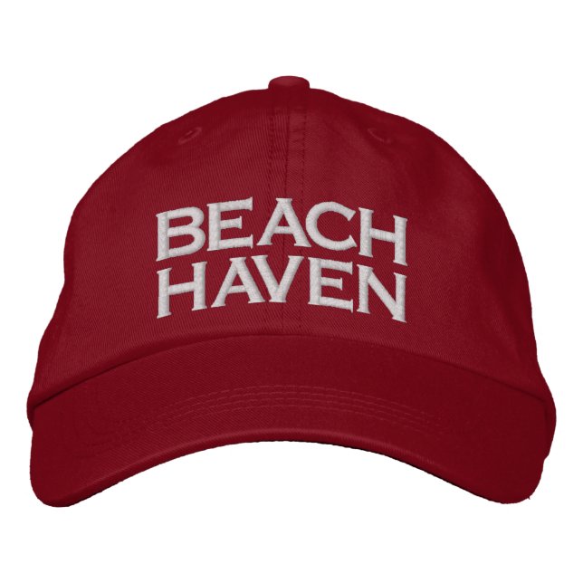 BEACH HAVEN HAT BRODERAD KEPS (Framsida)