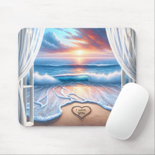Beach Heart in Open Window Musmatta