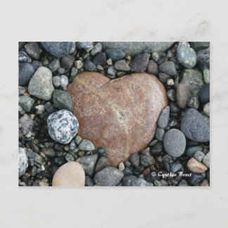 Beach Heart Vykort