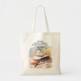 Beach Helg Coastal Cowgirl Bachelorette Party Tygkasse