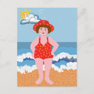 Beach-helgdag Helg Vykort