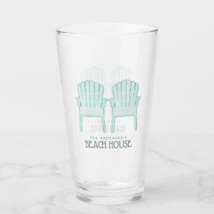 Beach House Adirondack Chairs Aqua ID623 Glaskopp