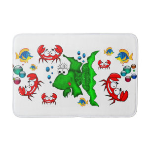 Beach House Bathroom Bath Mat Badrumsmatta