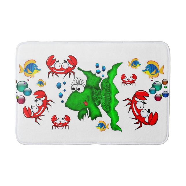 Beach House Bathroom Bath Mat Badrumsmatta (Framsidan)