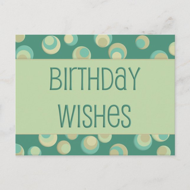 Beach House - Birday Postcard Vykort (Framsida)