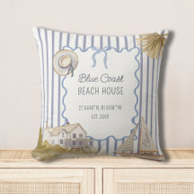 Beach House Blue Coastal Chic Blue Rand