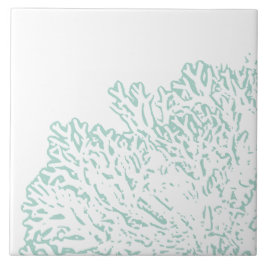 Beach House Blue Coral Kakelplatta