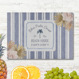 Beach House Blue Rand Coastal Boho Farmhouse