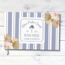 Beach House Blue Rand Coastal Boho Farmhouse