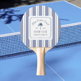 Beach House Blue Rand Coastal Farmhouse Pingisracket