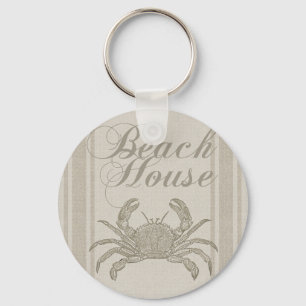 Beach House Crab Seashore Nyckelring