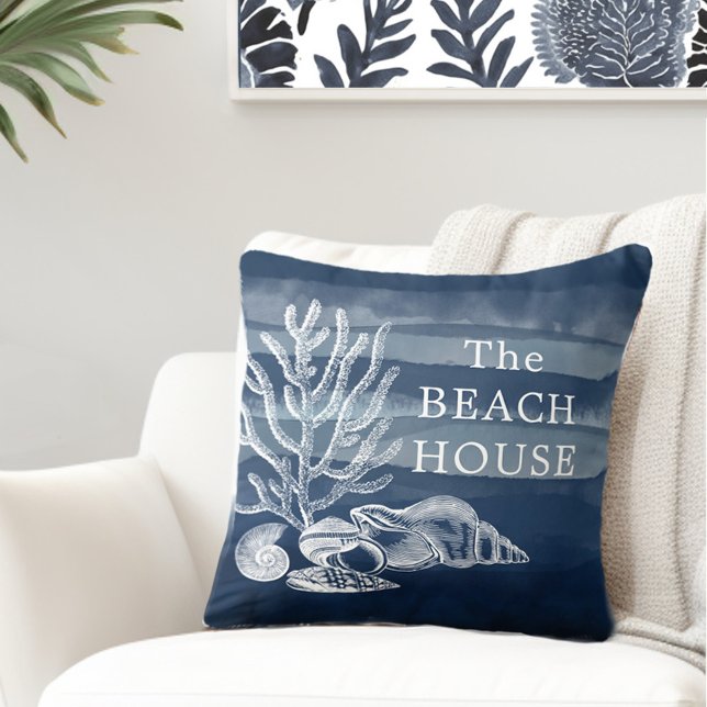 Beach House Dekorativ kudde (Elevate Your Décor: Discover our Gorgeous Beach House Throw Pillows by Totally Coast)