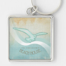Beach House Fiskmås Aqua Blue ID623