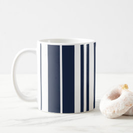 Beach House för Blue White Rand Beach Kaffemugg