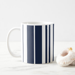 Beach House för Blue White Rand Beach Kaffemugg