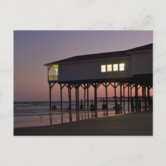 Beach House Galveston 2013 Calendar Postcard Vykort (Framsida)
