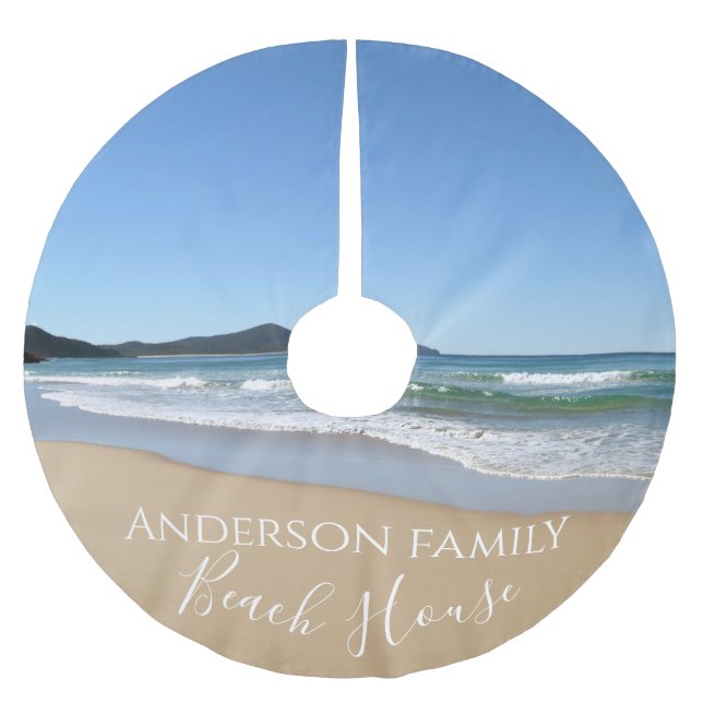 Beach House Julgransmatta Borstad Polyester (Framsidan)