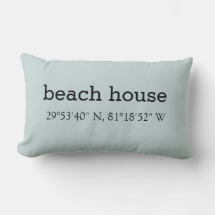 Beach House Location Beach Dekorativ kudde