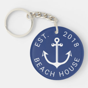Beach House Nautical Ocean Din text