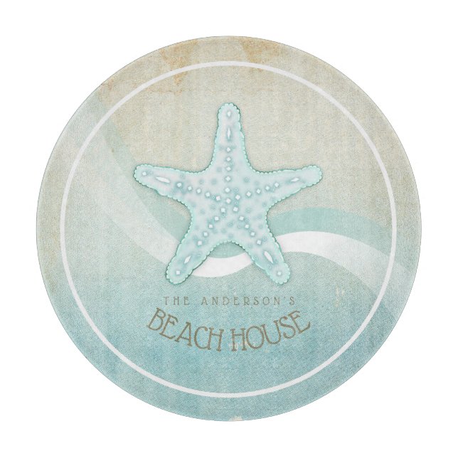 Beach House Nautical Starfish Aqua Blue ID623 (Framsidan)
