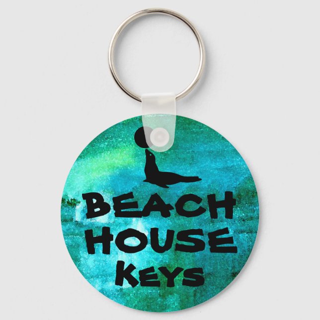 Beach House Nyckel Nyckelring (Framsida)