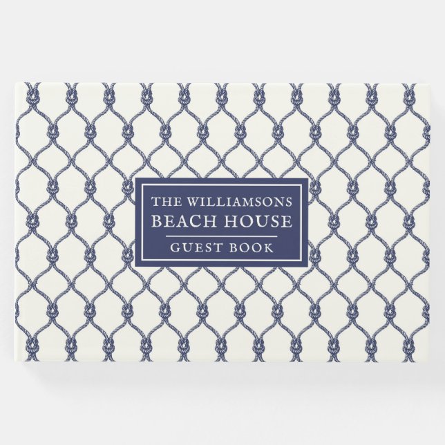 Beach House of Ivory Blue Rope Fisheries Gästböcker (Framsida)
