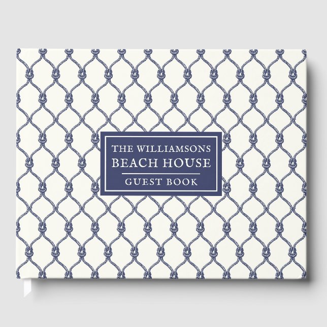 Beach House of Ivory Blue Rope Fisheries Gästböcker (Framsida)