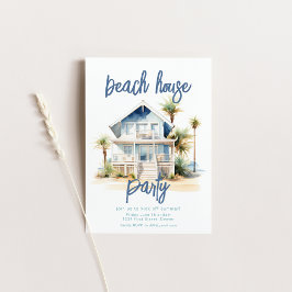 Beach House Party Inbjudan