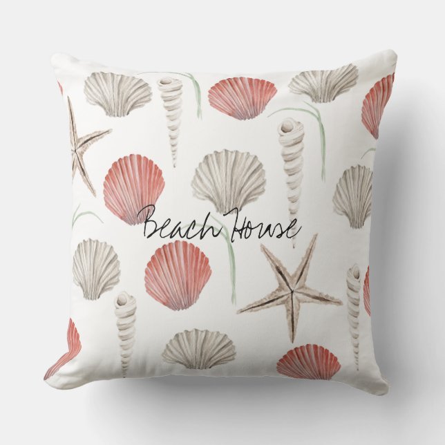 Beach House Pillow Kudde (Framsida)