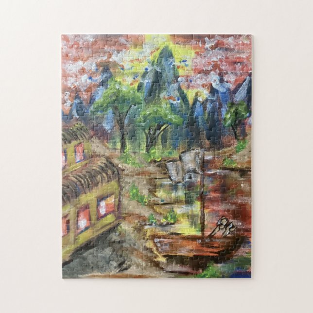 Beach House Puzzle Pussel (Vertikal)