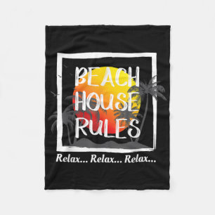 Beach House Regler Summer Vacation T Shirt Gift fo Fleecefilt