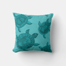 Beach House Sea Turtle Decorative Dekorativ kudde