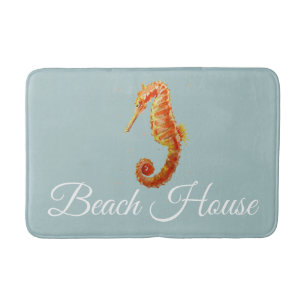Beach House Seahorse Medium Bath Mat Badrumsmatta