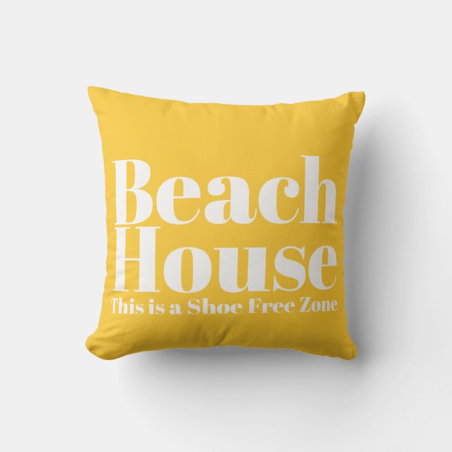 Beach House Shoe Free Zon Pillow Kudde (Framsida)