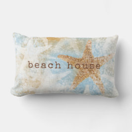 Beach House Starfish Art Lumbarkudde