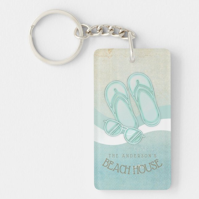 Beach House Sunglasses och Flinflip flops Aqua ID6 (Framsidan)