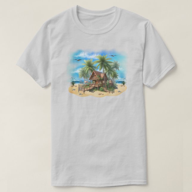 Beach House T-Shirt (Design framsida)