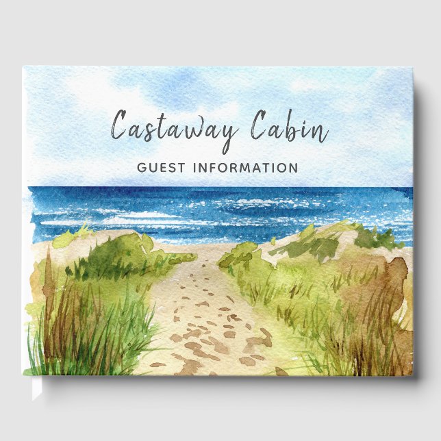 Beach House Vacation Comments Guest Bok (Framsida)