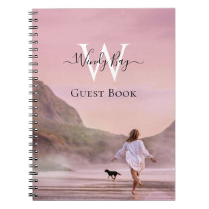 Beach House Vacation Rental Guestbook Anteckningsbok