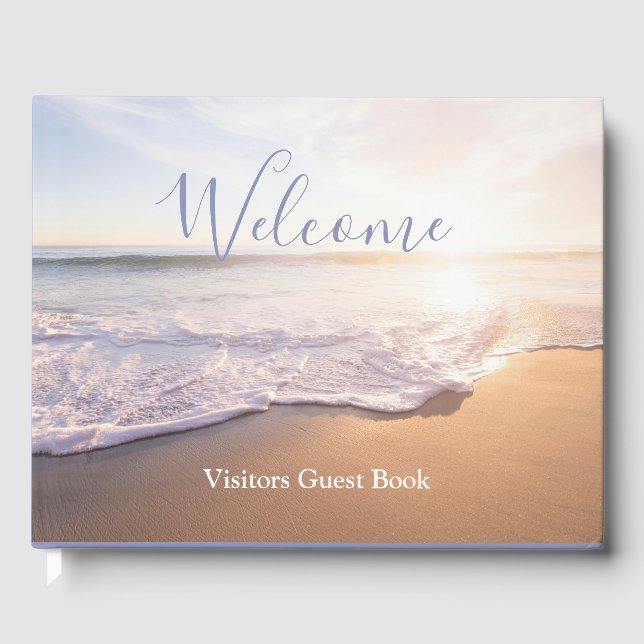 Beach House Vacation Rental Guestbook bärbar dator Gästböcker (Framsida)