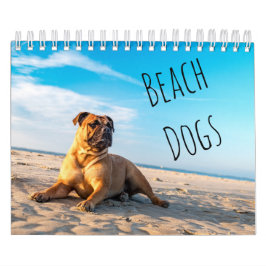 Beach Hundar Kalender