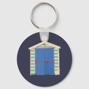 Beach Hut-Nyckelring Nyckelring