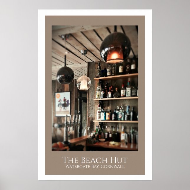 Beach Hut Poster (Framsidan)