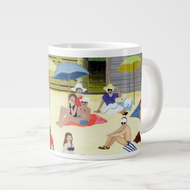 Beach Huts 1991 Jumbo Mugg (Framsida höger)