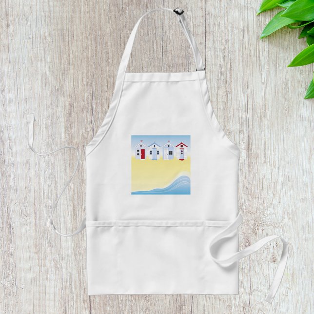 Beach Huts Apron Förkläde (Skapare uppladdad)