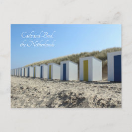Beach huts, Cadzand-Bad, Nederländerna Vykort
