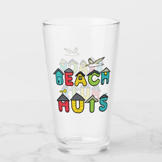 Beach Huts Glaskopp (Framsida)