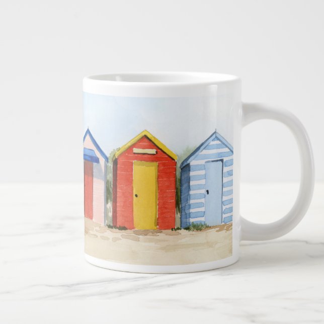 Beach Huts I Jumbo Mugg (Höger)